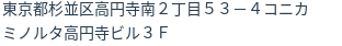 住所（登記所在地）