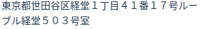 住所(登記所在地)
