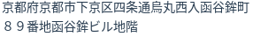 住所(登記所在地)