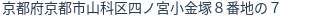 住所(登記所在地)