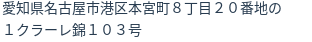 住所（登記所在地）