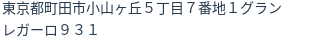住所（登記所在地）