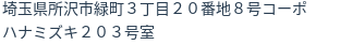 住所（登記所在地）