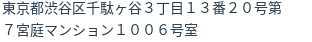 住所(登記所在地)