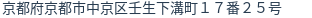 住所(登記所在地)