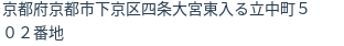 住所(登記所在地)