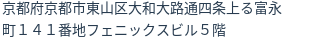 住所（登記所在地）