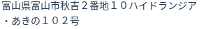 住所(登記所在地)