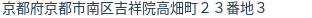 住所（登記所在地）