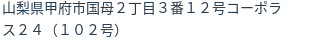 住所(登記所在地)