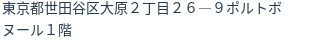住所（登記所在地）