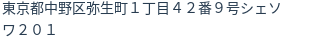 住所(登記所在地)