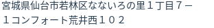 住所(登記所在地)
