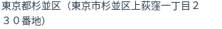 住所(登記所在地)