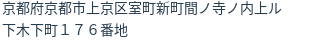住所(登記所在地)