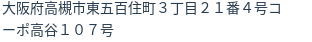 住所(登記所在地)