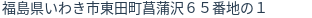 住所(登記所在地)