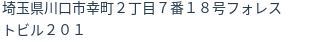 住所（登記所在地）