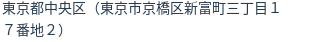 住所(登記所在地)