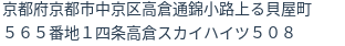 住所(登記所在地)