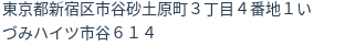 住所(登記所在地)