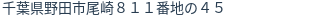 住所(登記所在地)