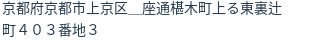 住所(登記所在地)
