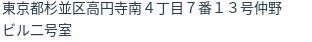 住所（登記所在地）