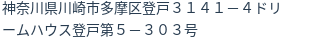 住所(登記所在地)