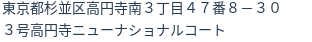 住所(登記所在地)