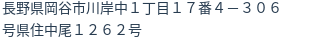 住所(登記所在地)