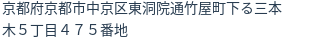 住所(登記所在地)