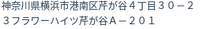 住所(登記所在地)