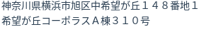 住所(登記所在地)