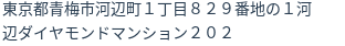 住所(登記所在地)