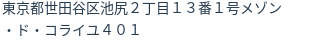 住所(登記所在地)