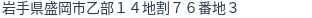 住所(登記所在地)