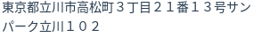 住所(登記所在地)
