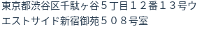 住所(登記所在地)