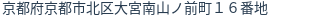 住所(登記所在地)