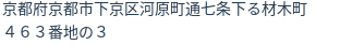住所(登記所在地)
