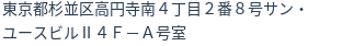 住所(登記所在地)