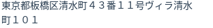 住所(登記所在地)