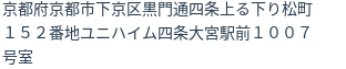 住所（登記所在地）