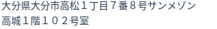 住所（登記所在地）