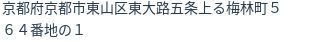 住所（登記所在地）