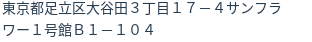 住所（登記所在地）