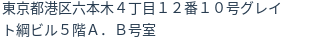 住所(登記所在地)