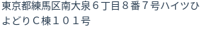住所(登記所在地)