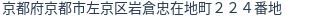 住所(登記所在地)